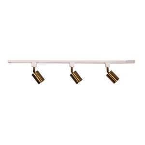BRIDGE.3 TRACK WHITE + BRASS