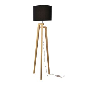 LUND COMPLETE FLOOR LAMP BLACK
