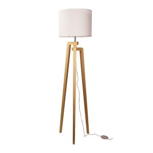 LUND COMPLETE FLOOR LAMP WHITE