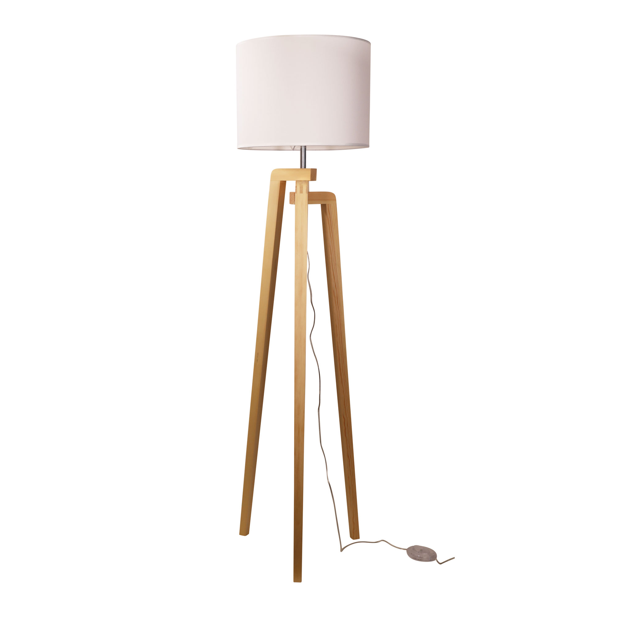 LUND COMPLETE FLOOR LAMP WHITE