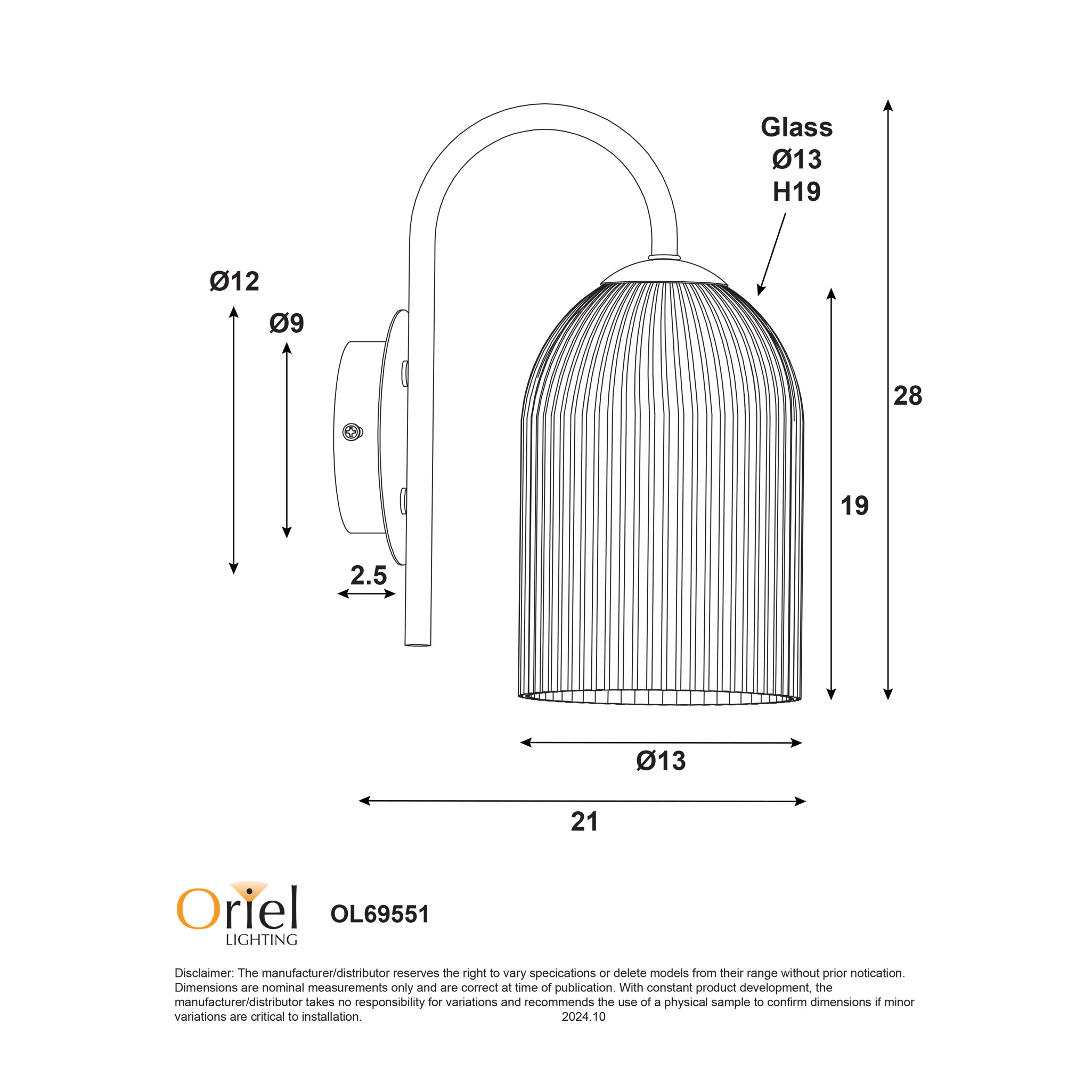 ARLEY WALL LIGHT SATIN BRASS - Image 4