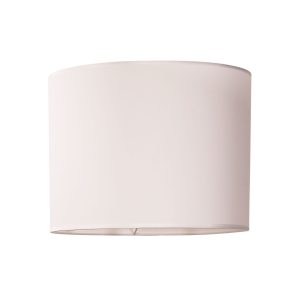 40CM DRUM SHADE WHITE