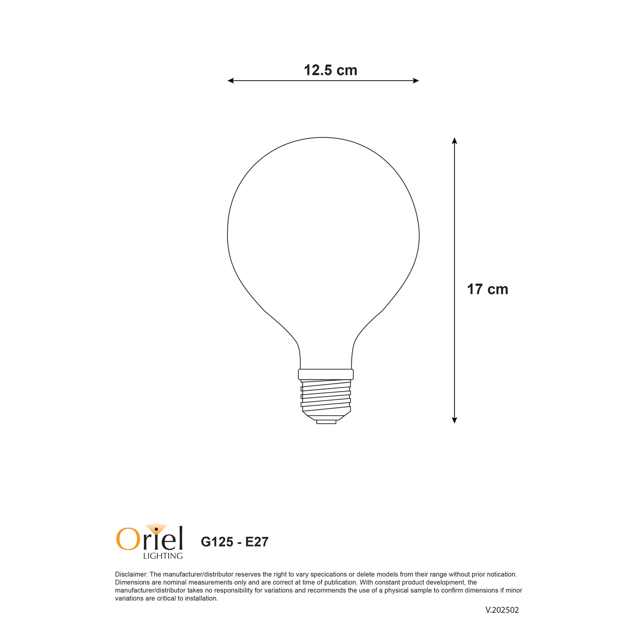 FILAMENT LED G125 E27 - Image 2