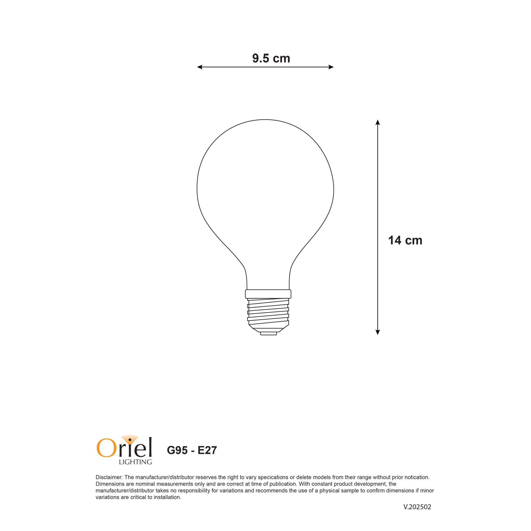CROWN SILVER LED G95 - Image 2