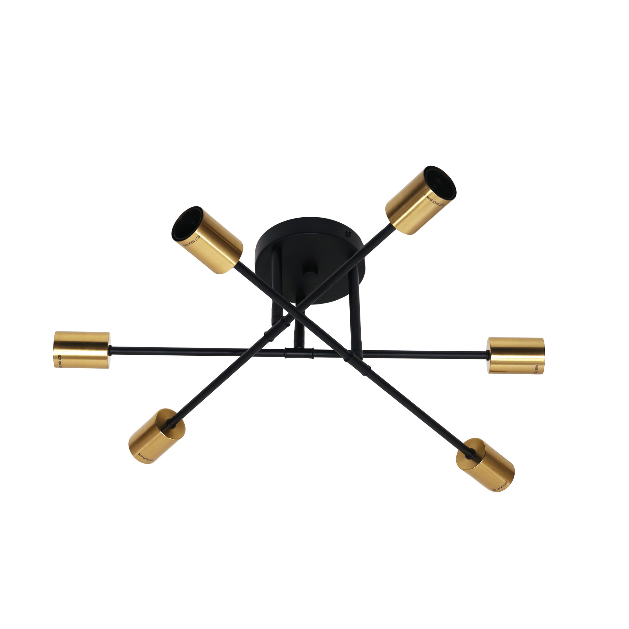 MUNA.6 BLACK + SATIN BRASS