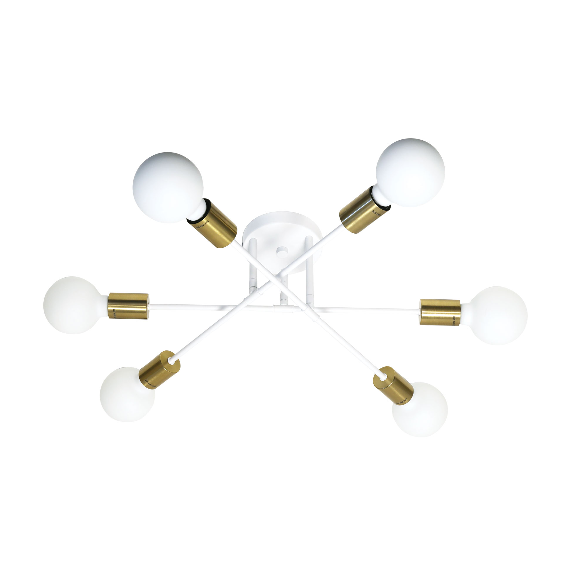 MUNA.6 WHITE + SATIN BRASS - Image 4