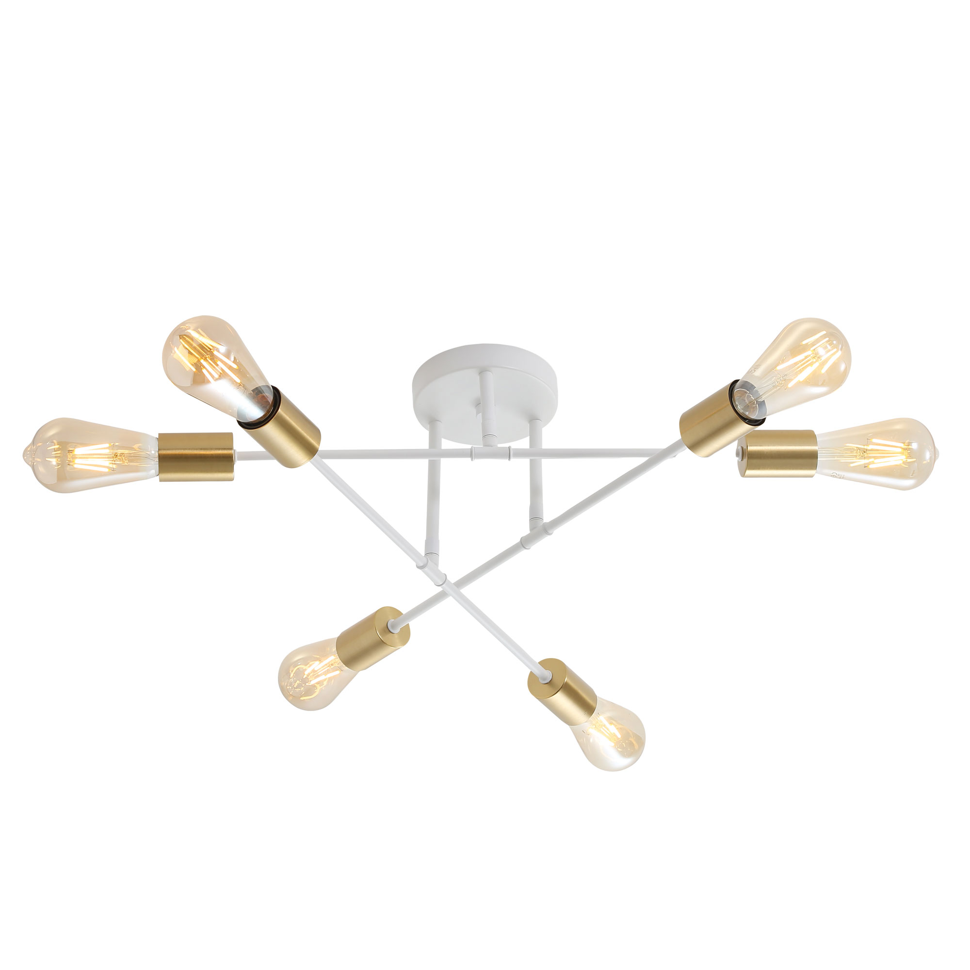 MUNA.6 WHITE + SATIN BRASS - Image 2