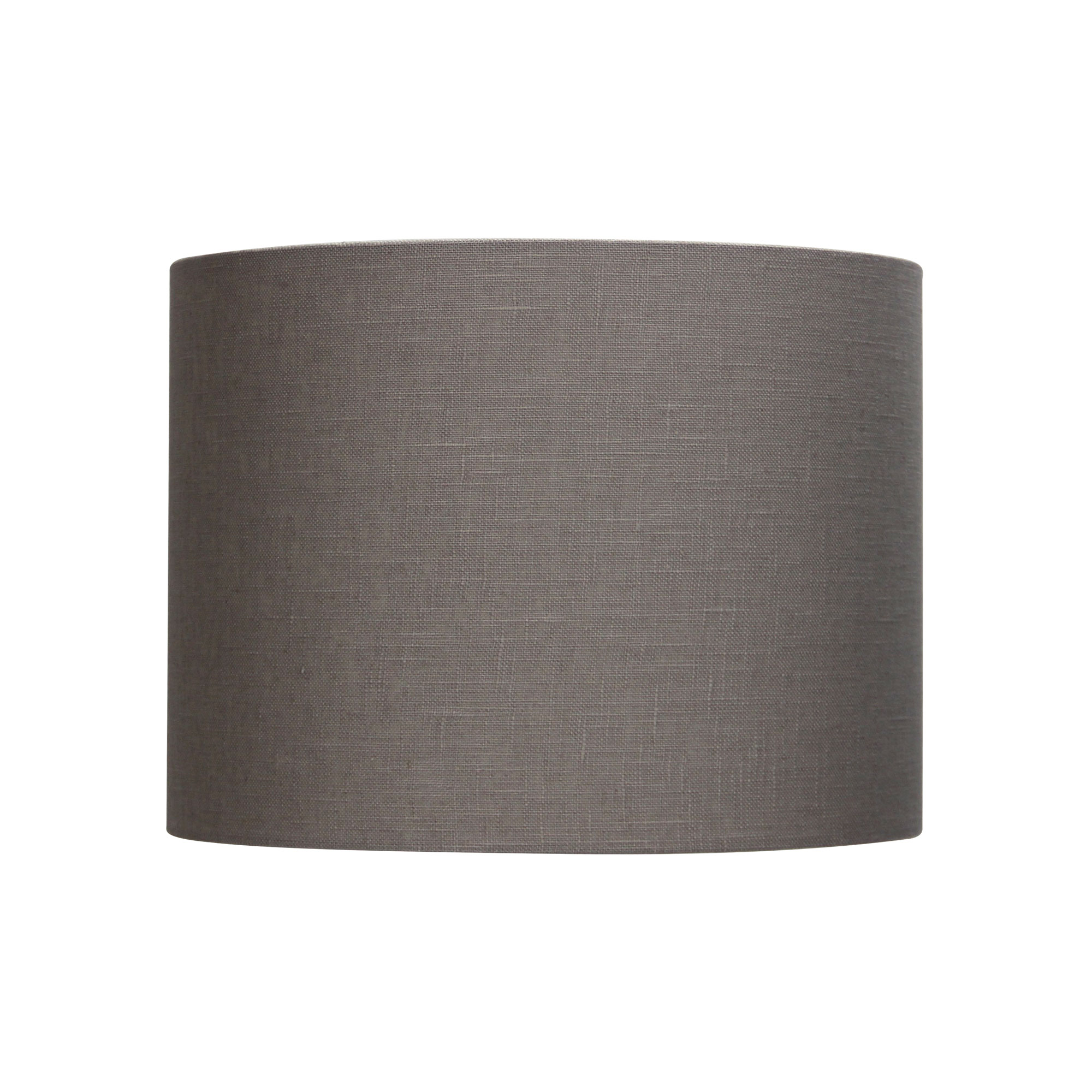 30cm Drum Putty Burlap Shade