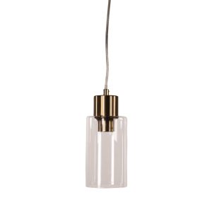 LISA SAT BRASS/CLEAR