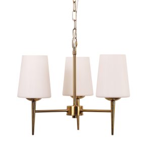 FOXDALE 3 SATIN BRASS