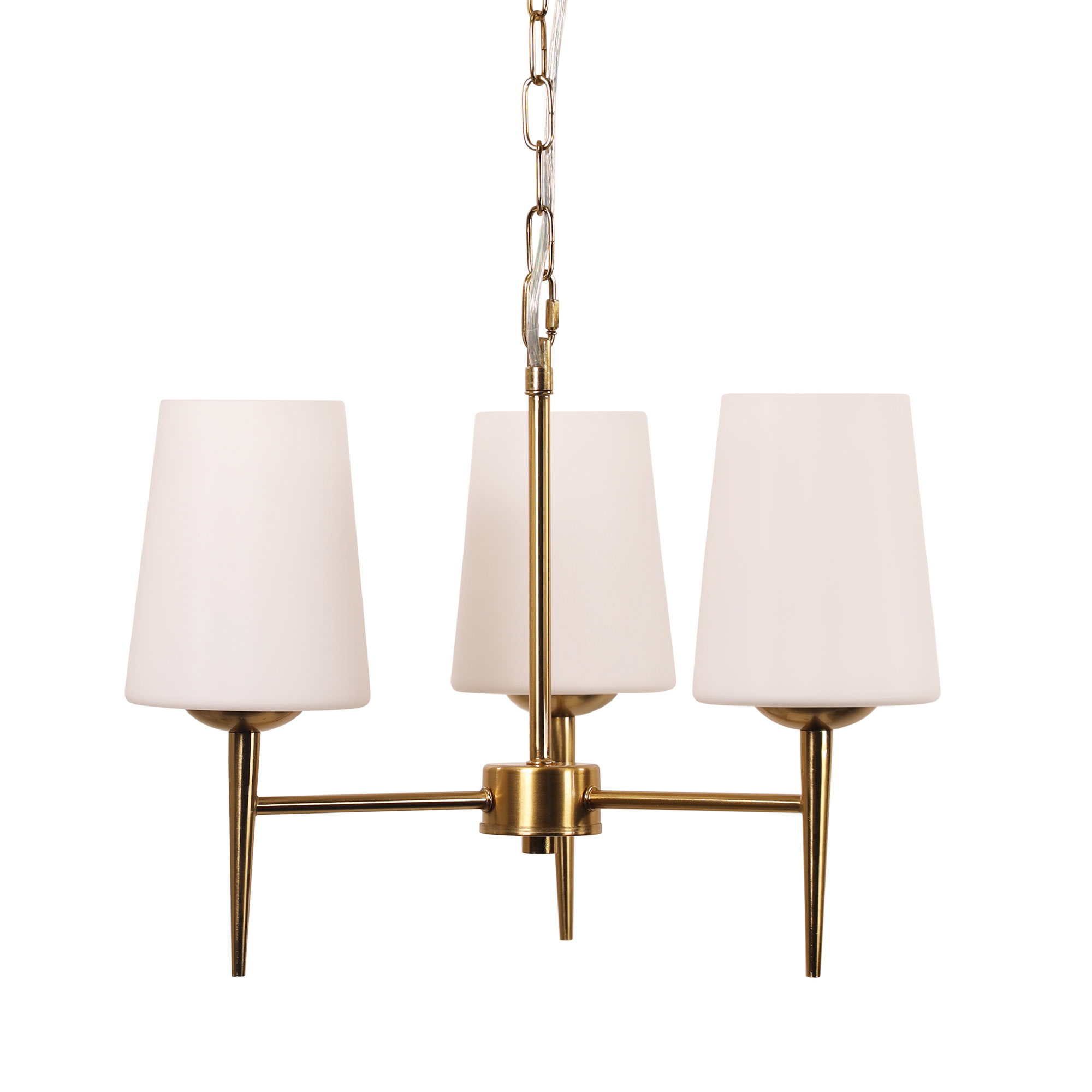 FOXDALE 3 SATIN BRASS