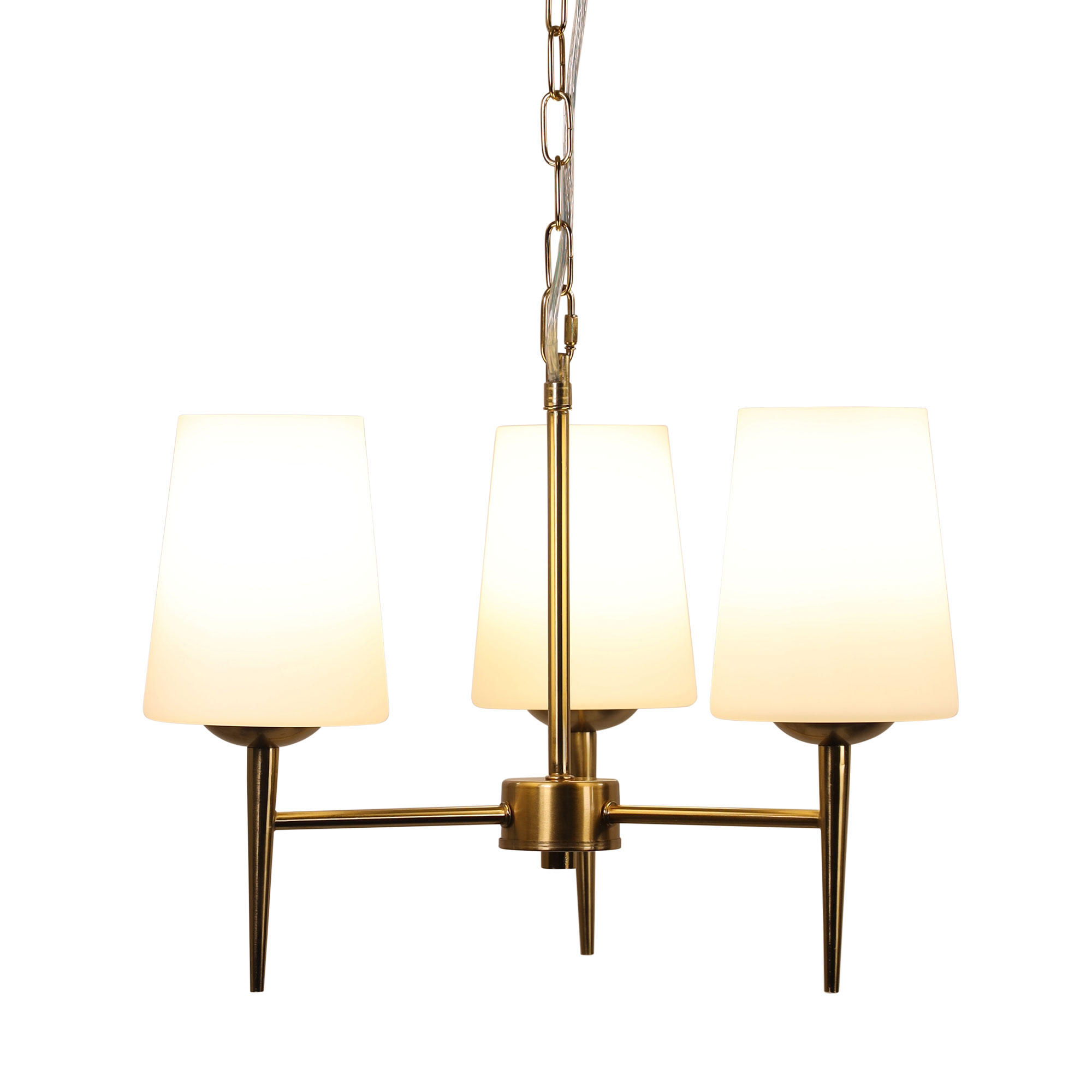 FOXDALE 3 SATIN BRASS - Image 3